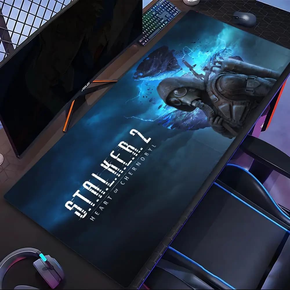 Hot selling item Stalker 2 Mouse Pad Tablet Laptop xl desktop mouse mat cute HD printing Gaming keyboard pad csgo Player 90x40