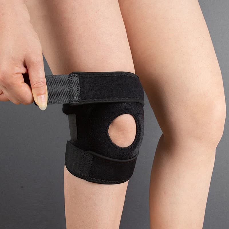 Ginocchiera rotula 1 PC per dolore al ginocchio, manicotto di compressione del ginocchio per dolore e supporto per l'artrite, ginocchiera e ginocchiere da allenamento