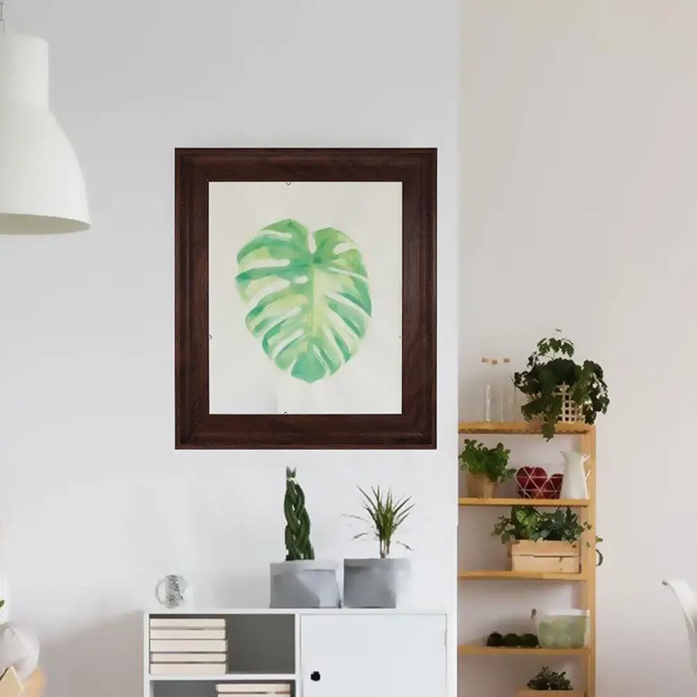 Cornice Flottante in Legno per Quadri e Foto, Decorazione per Casa, Soggiorno e Camera da Letto, Design Moderno e Semplice, Resistente all'Usura