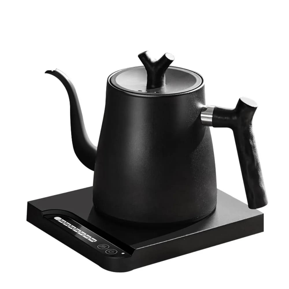 1000ML Goose-neck Electric Kettle Adjustable Temperature Smart Temp Control Heating Water Kettle Fast Heating with Heated Base