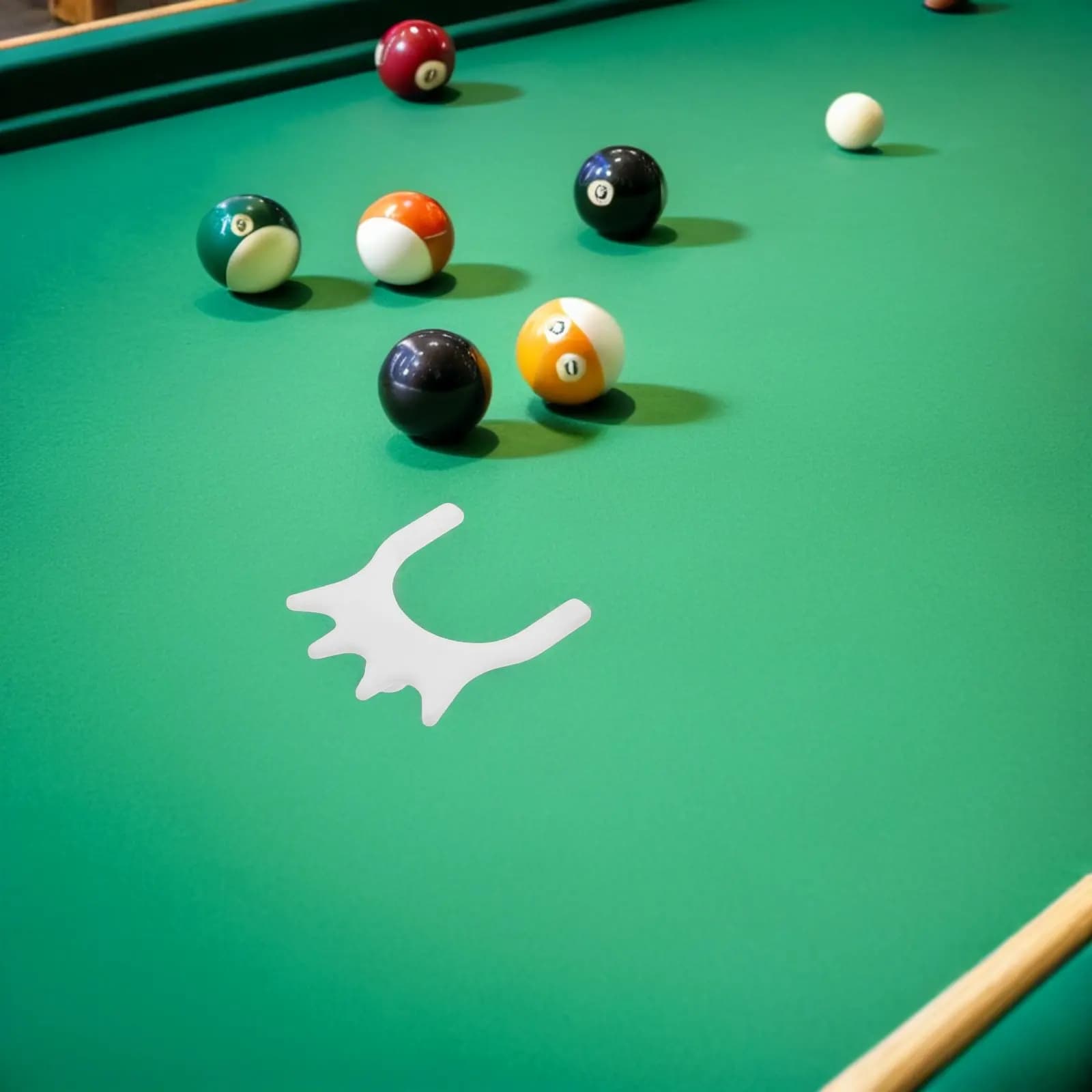 Set di 3 Teste per Stecca da Biliardo in Plastica, Accessori per Tavolo da Biliardo e Snooker