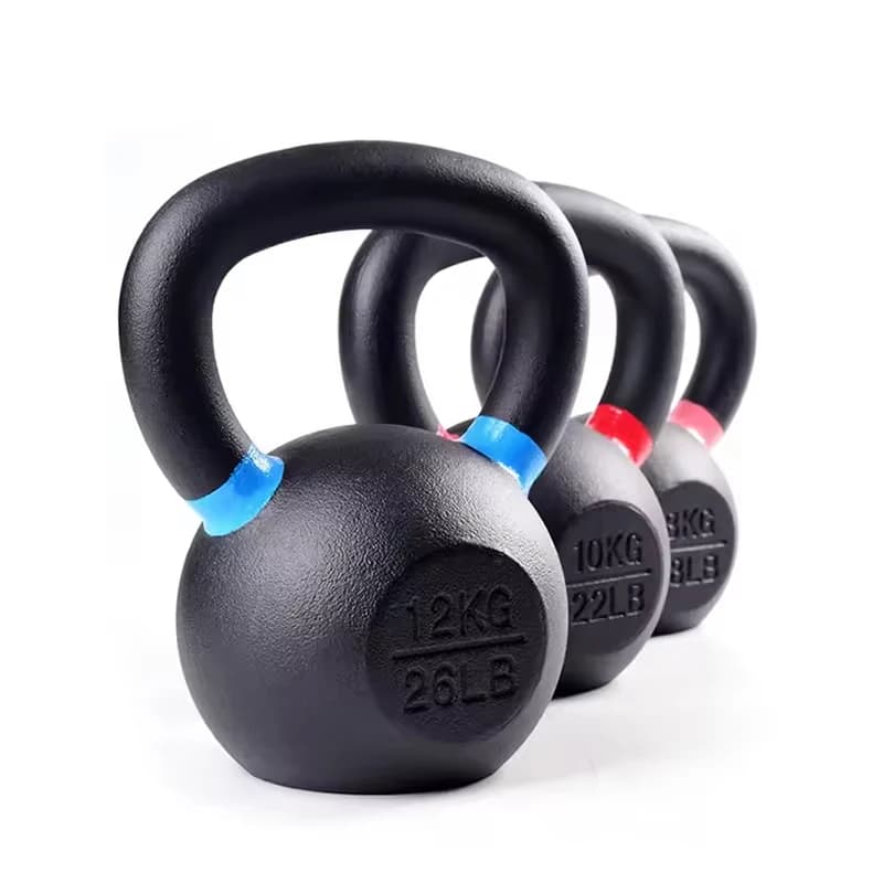 Set di Kettlebell in Ghisa da 4-48kg per Casa, Palestra, Fitness, Competizione, Allenamento, con Logo Personalizzato