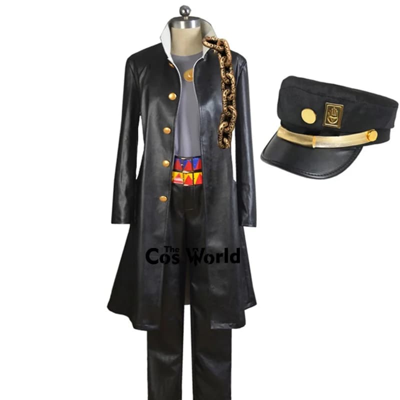 Stardust Crusaders Jotaro Kujo Gakuran Uniformi scolastiche Costumi cosplay anime personalizzabili