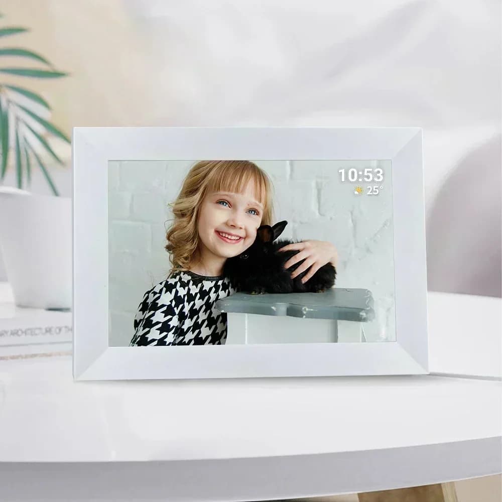 Ultimo modello 2024, schermo IPS HD da 10 pollici 1280*800, cornice digitale LCD elettronica con Android e Wi-Fi per foto, immagini e video, lettore pubblicitario.