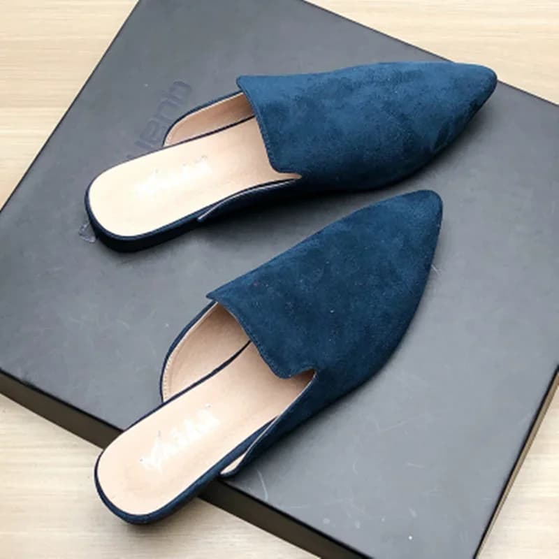 Femminile Semplice Cucito Pianura Scarpe All'aperto Punta A Punta Presentazioni Azzurro Cammello Suola Morbida Ampia Montaggio 48-33 2022 Nuovi Arrivi De Mujer