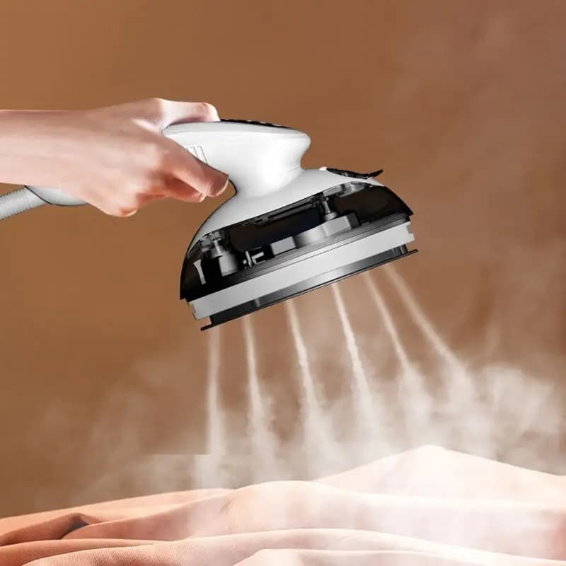 Ferro da stiro a vapore per indumenti a calore rapido per vestiti 1000W Potente generatore di vapore portatile per tessuti da 120 ml Generatore di vapore domestico da viaggio