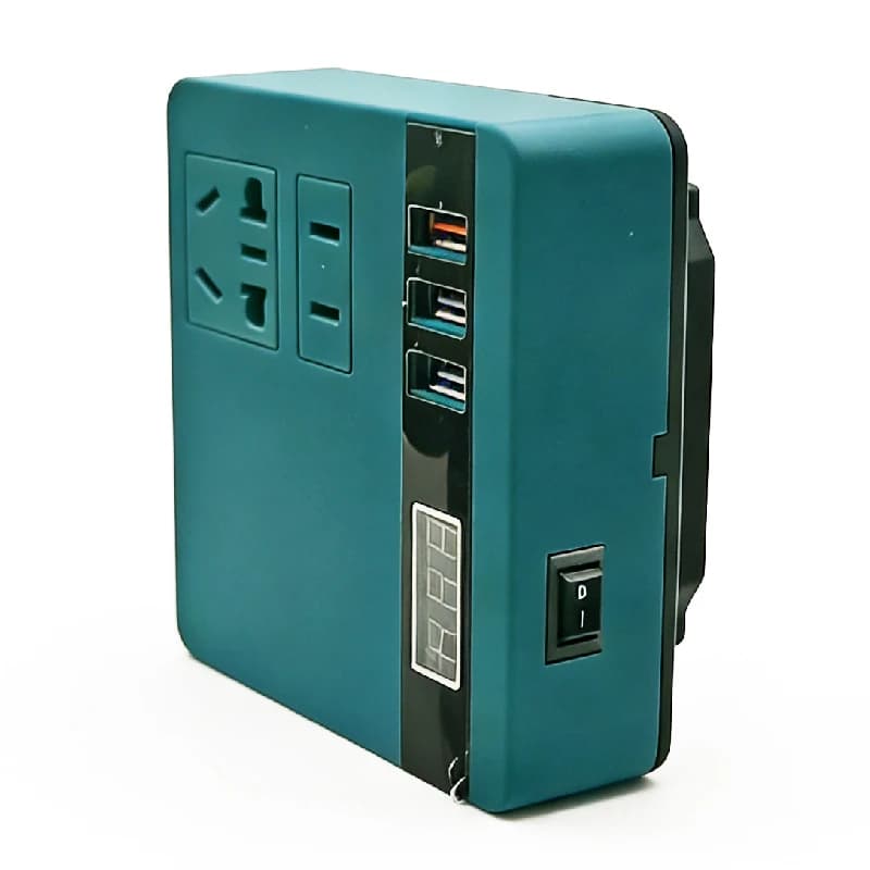 Tool Parts For Makita 18V Lithium Battery For Milwaukee For M18 For DeWalt For DaYi 220V Intelligent Inverter USB Power Bank