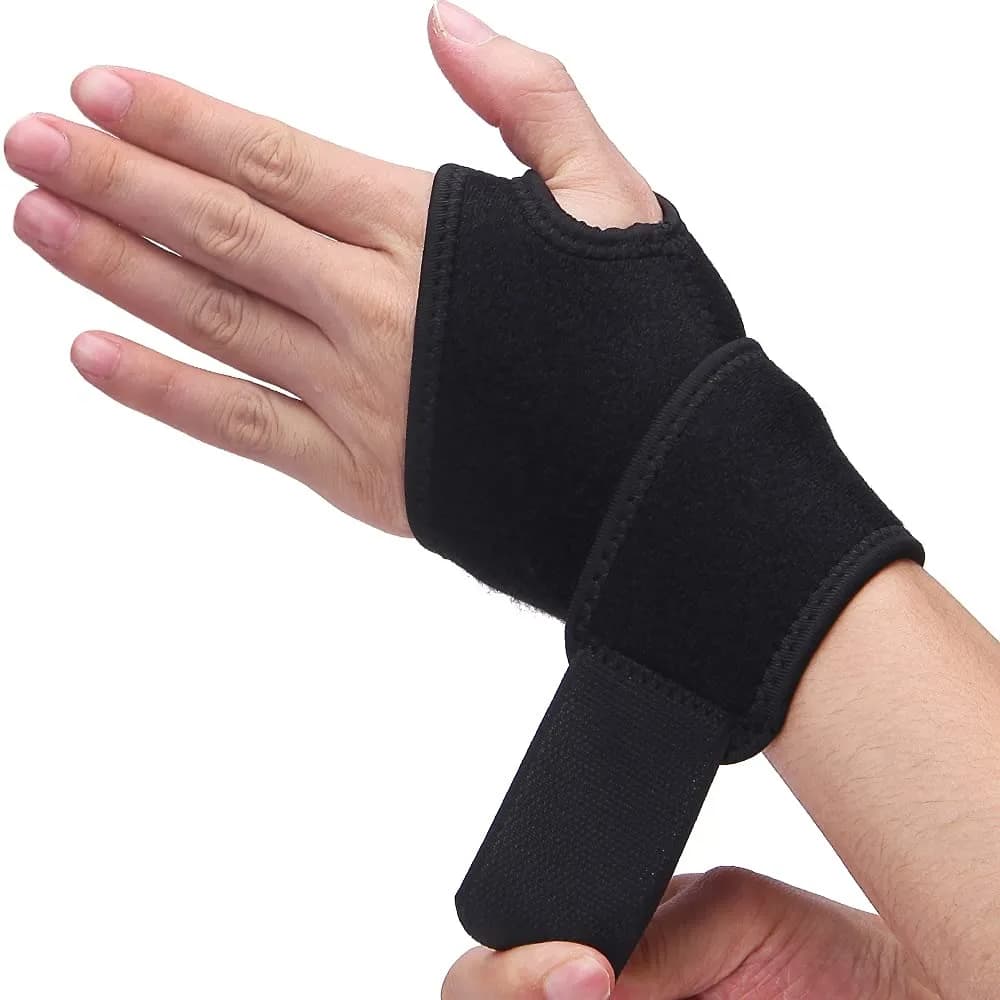 New Hot Wrap‑Around Compression Wrist Support Brace Adjustable Tendonitis Sprain Protector Sports Fitness Badminton Hand Sleeve
