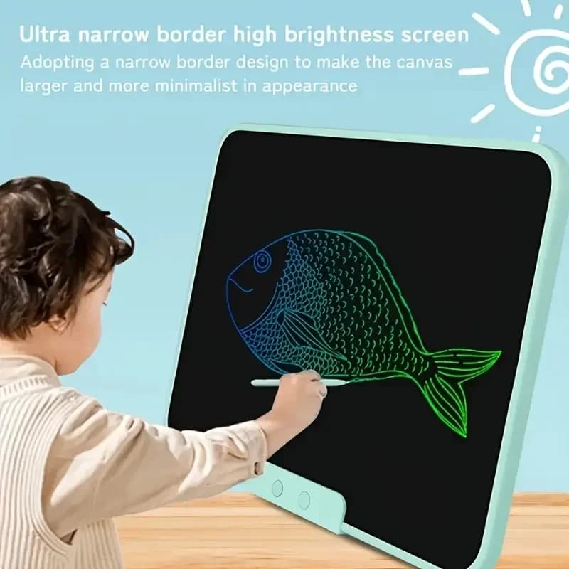 Lavagna LCD grande da 13 pollici Blocco da disegno cancellabile con un pulsante Graffiti Pittura Giocattolo Apprendimento educativo Lavagna elettronica