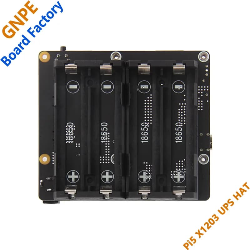 Expansion Board for Raspberry Pi 5 X1202 UPS Power Management, Uninterrupted Power Module 18650