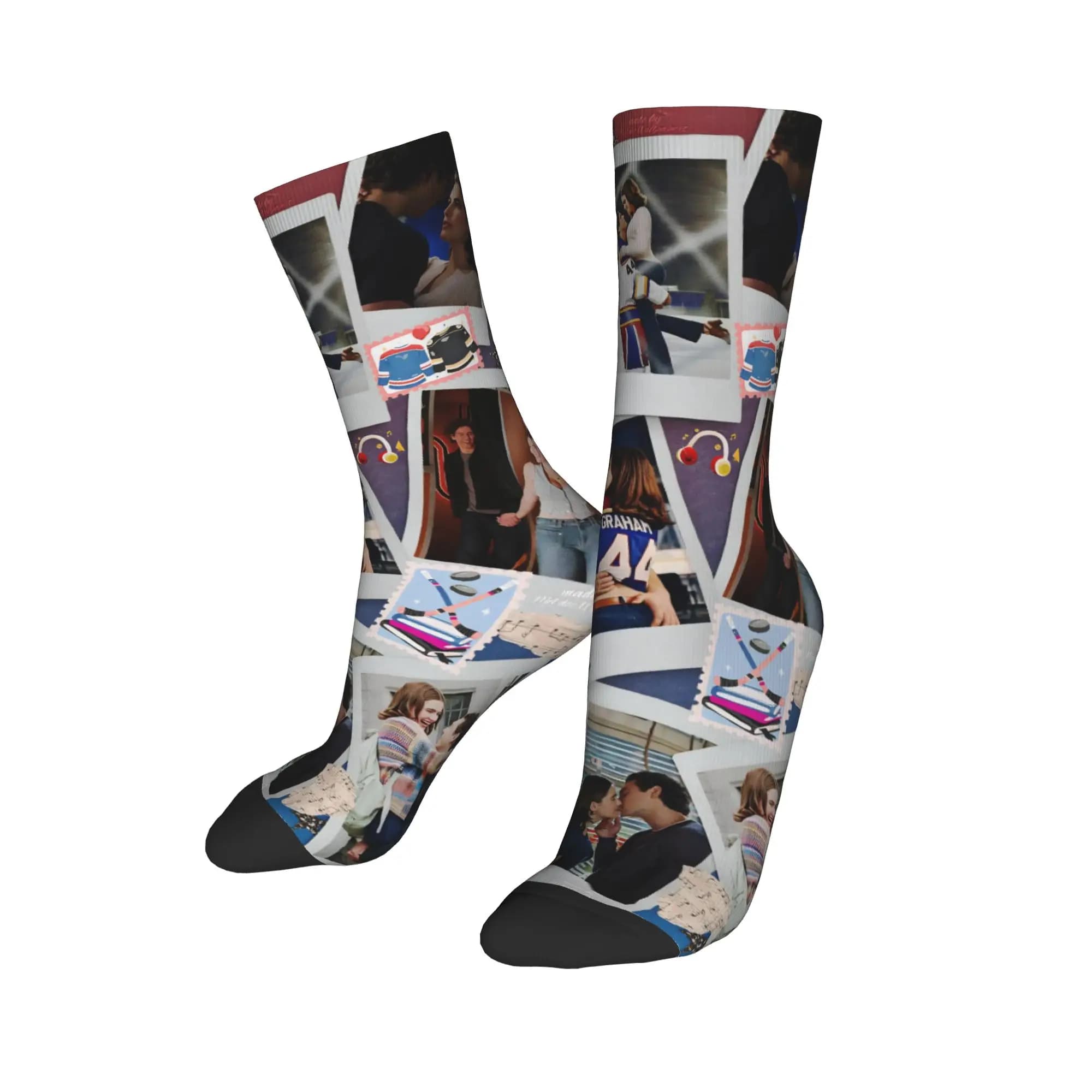 Off Campus Hockey Romance Socks Men's Women's Polyester Casual Socks Harajuku Summer Autumn Winter Middle Tube Stockings Gifts