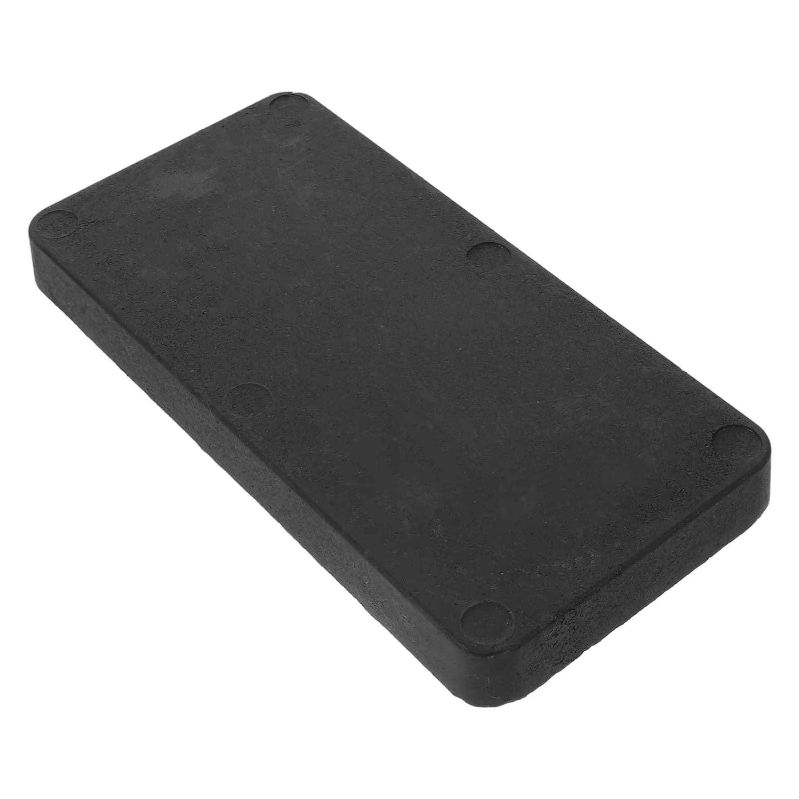 Trash Can Stabilizer Weight Plate 8x4x0.3 Inch Wind Resistant Heavy Duty Bottom Weight Block for Outdoor Garbage Bin