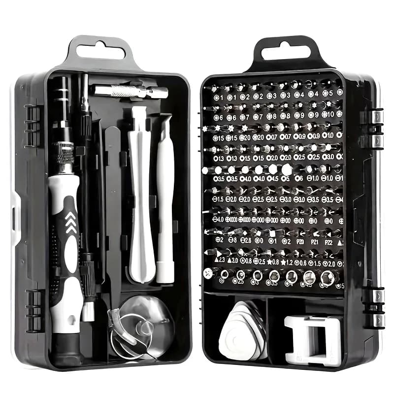 Set di cacciaviti magnetici di precisione 115 in 1 Strumenti di riparazione elettronica Cacciavite professionale per la manutenzione del PC del telefono portatile