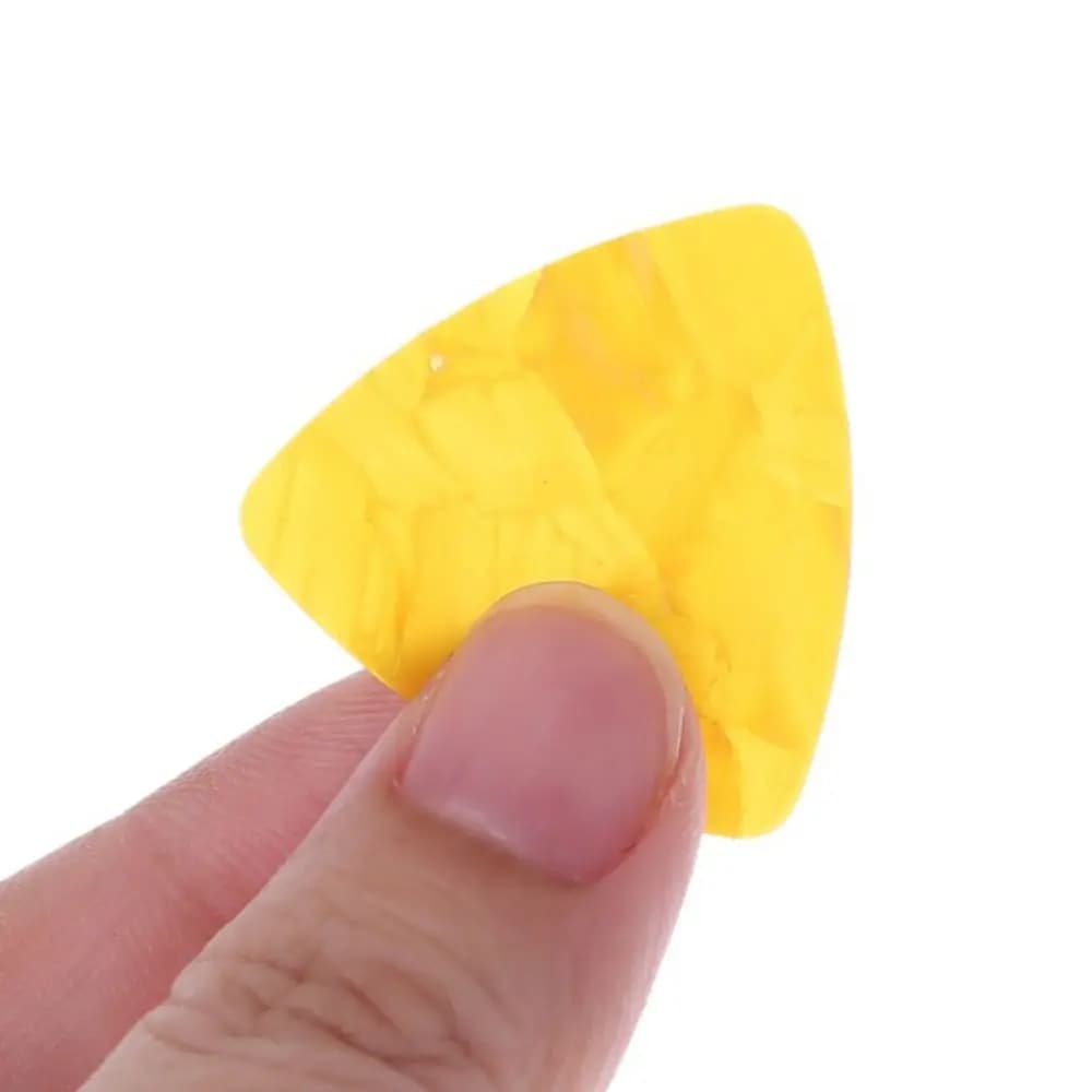 Plettri per Chitarra Triangolari Antiscivolo in Celluloide, Accessori per Strumenti Musicali, Colore Casuale