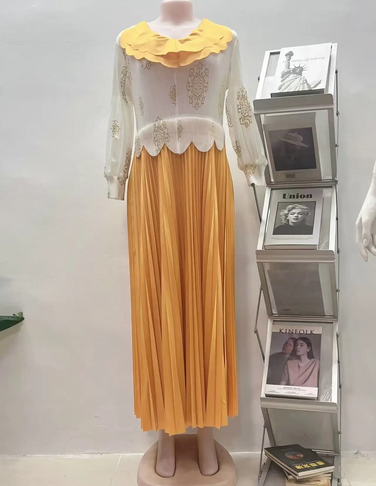 Miyake Pleated Long Dress Women's Big Waist Swing skirt Women's Clothing Women 2025 Summer New loose and elegant dresses