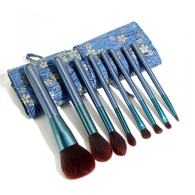 8 pz/set Pennello Per Trucco Cipria Sciolta Fard Contouring Pennello Per Fondotinta Ombretto Correttore Kabuki Miscelazione Trucco Strumenti di Bellezza