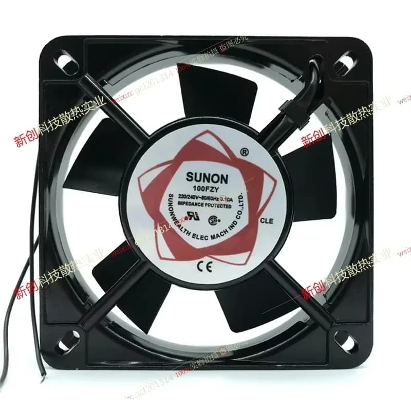 Piccola ventola di raffreddamento ventola a flusso assiale 11025 220V 0,10A cuscinetto 100FZY 110MM