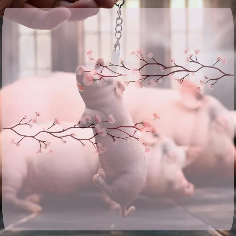 Realistic Sleeping Pig Plush Toys Cotton Stuffed Lifelike Printing Pig Doll Cozy Soft Home Throw Pillow Kawaii Home Decor