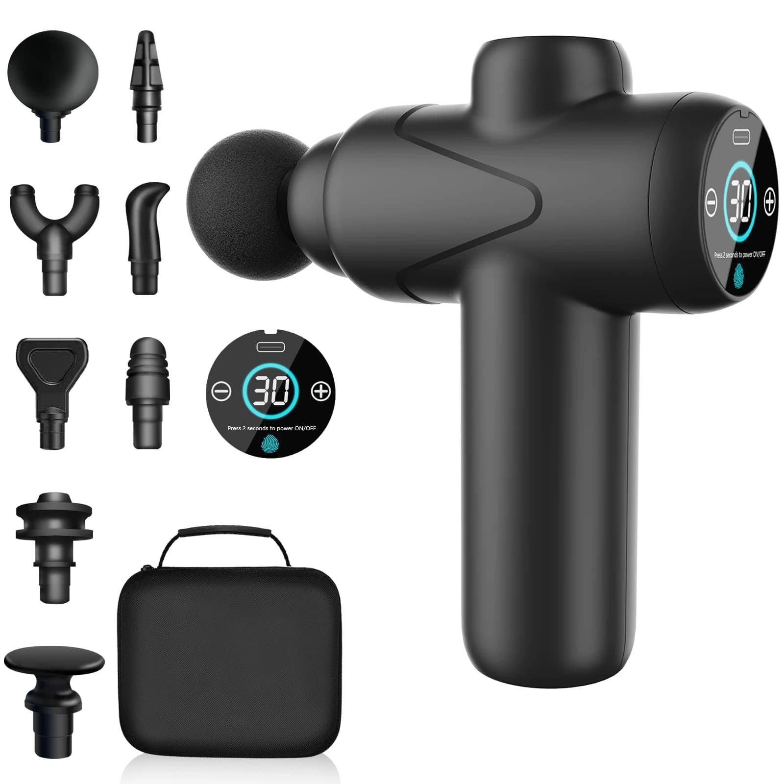 Nowcozy Professional Fascia Gun Electric Massage Gun Vibration Massage Fitness Massage Grab Home Small Neck Membrane Gun