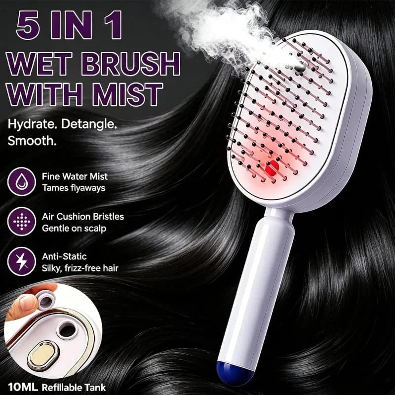 Multifunctional Massage Hair Comb Brush Straighten Conditioner Portable Nourishing Hair Care Comb Oil Hair Care Gift for Women