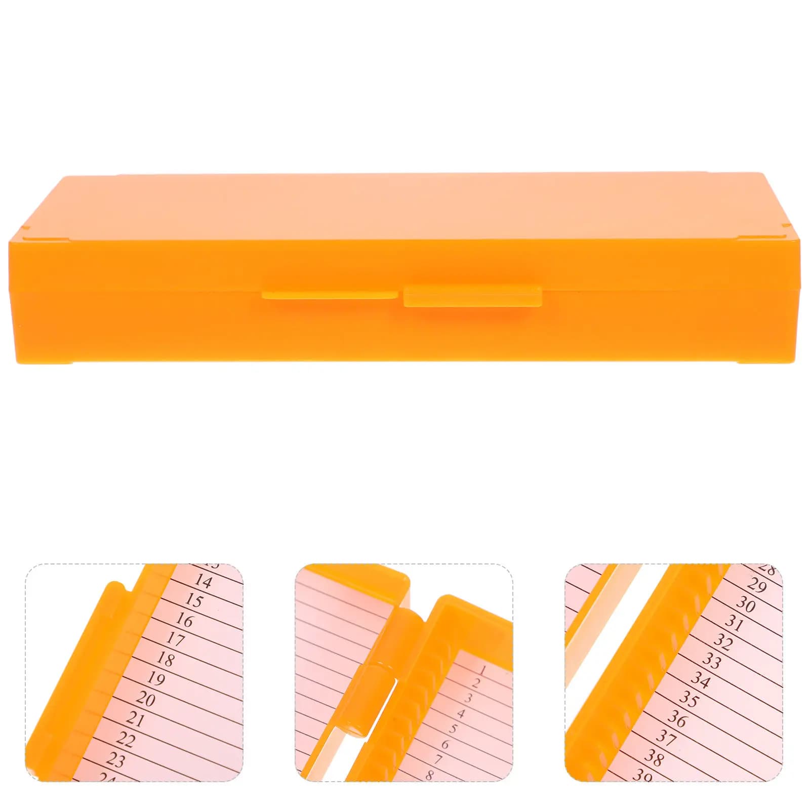 Contenitore Organizzatore per Vetrini in Vetro ABS di Alta Qualità per Microscopi, per Uso Didattico in Laboratorio, Forniture da Laboratorio