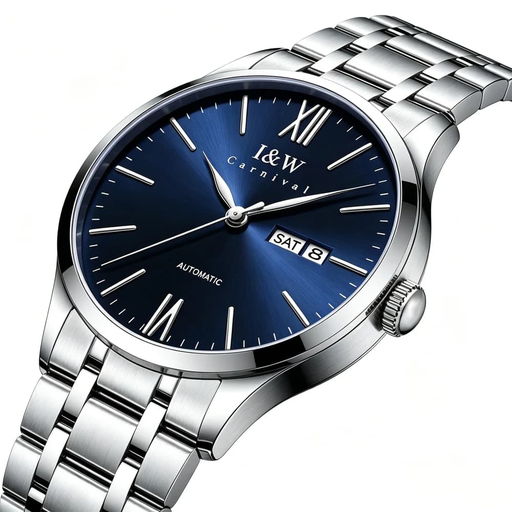 Orologio Meccanico Automatico IW per Uomo, Marca di Alta Gamma, Impermeabile con Vetro Zaffiro, Relogio Masculino