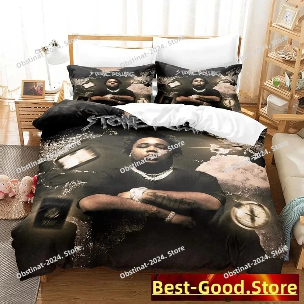 Set di biancheria da letto Rod Wave, popolare, per letto singolo, matrimoniale, queen size, king size, per adulti e bambini, set copripiumino, anime, parure de lit.