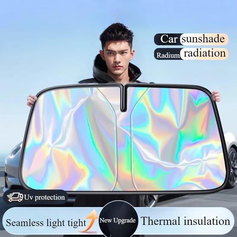Parasole Laser per auto parasole finestre isolate all'interno del 2024 nuovo parasole per parabrezza anteriore suv