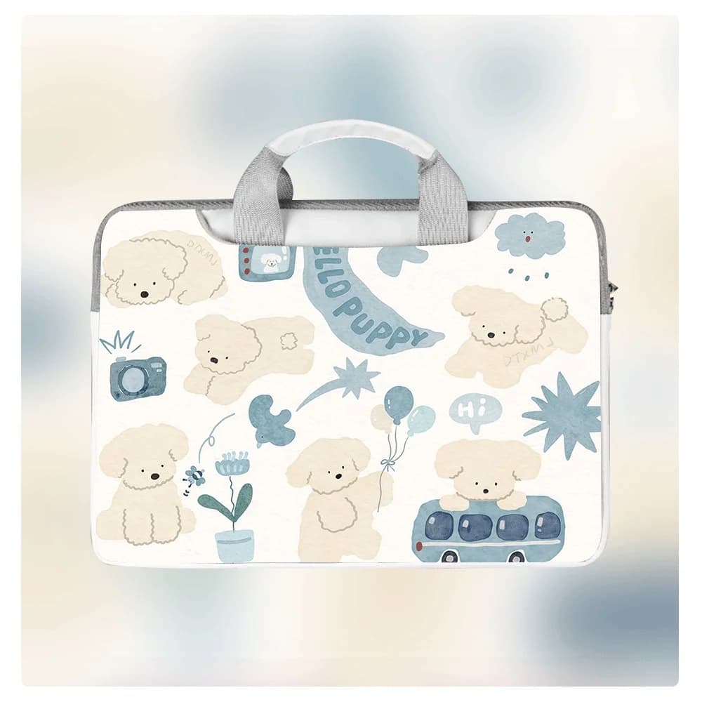 Borsa per laptop con stampa animalier a cartoni animati, custodia per laptop per MacBook 12 13 14 15.6 16 pollici, MacBook Air, Asus, Huawei - Idea regalo