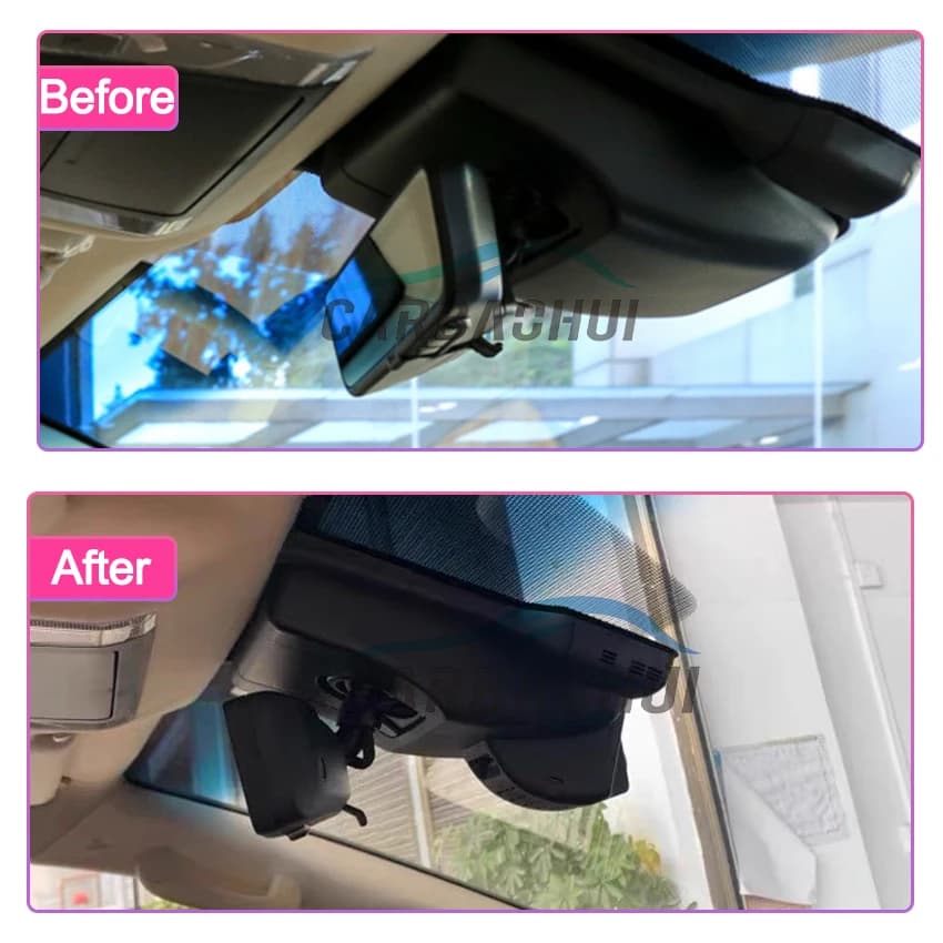 Plug and play UHD 4K 2160P Car DVR Wifi Dash Cam Video Recorder Camera For Toyota Alphard Vellfire 2019-2022 WIFI Connection