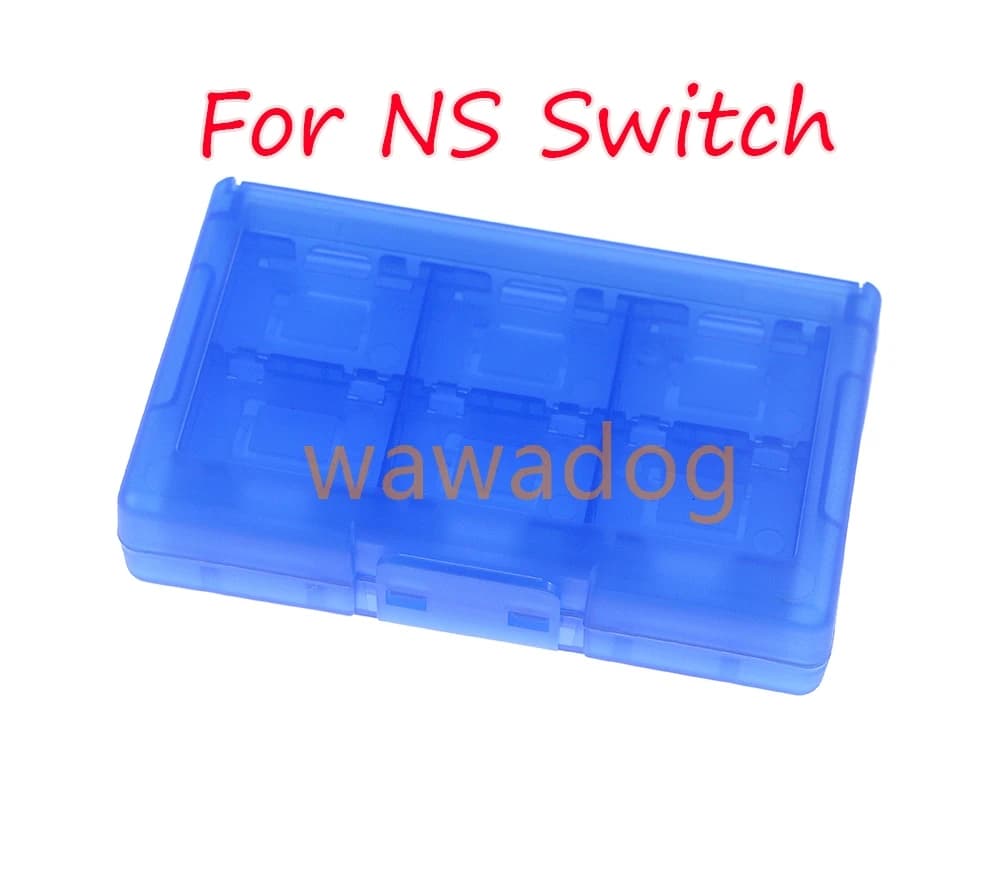 Custodia per carte da gioco 24 in 1 da 10 pezzi per Switch Porta cartuccia da gioco portatile in plastica rigida con 2 slot per schede TF