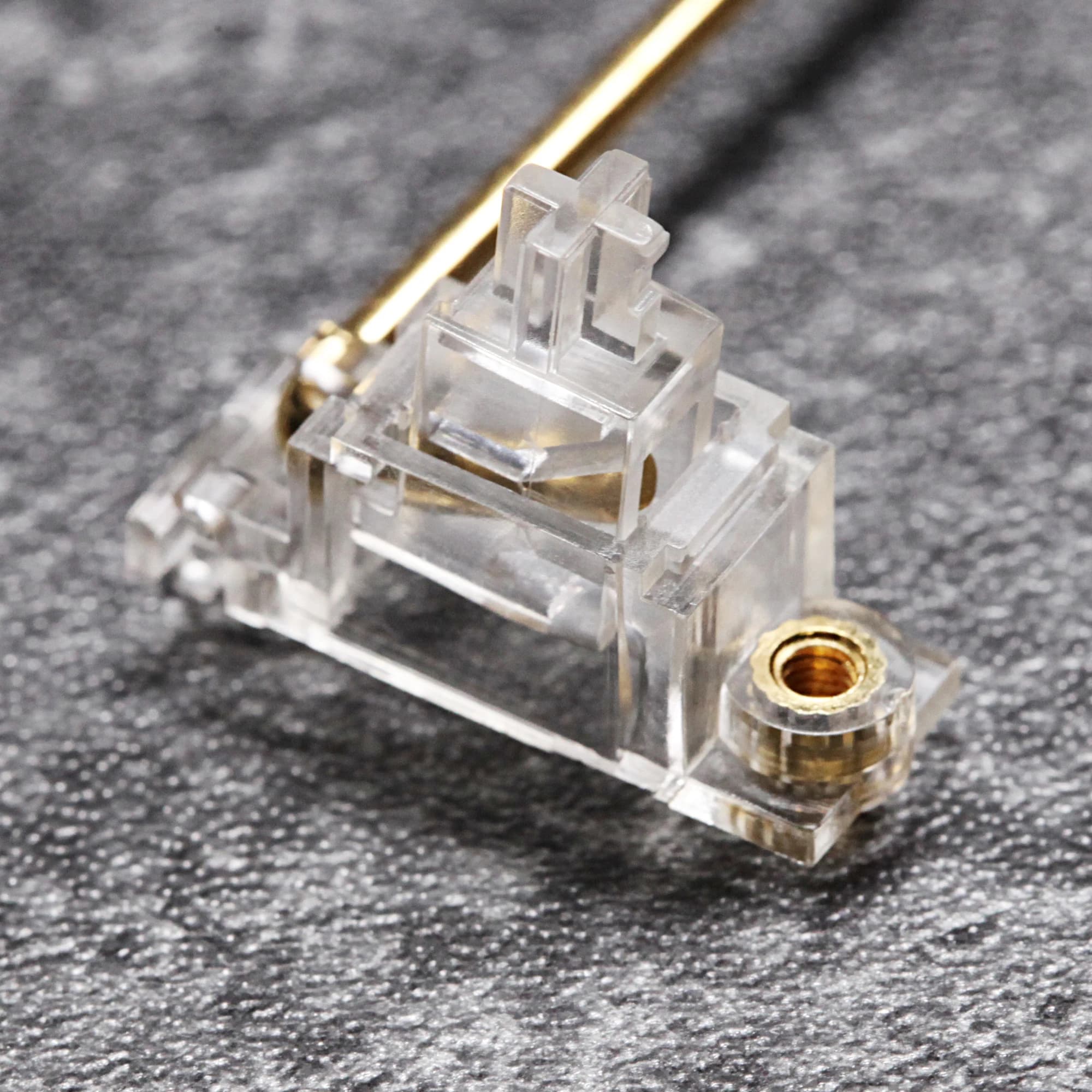 Everglide Trasparente Placcato Oro Pcb a vite in Stabilizzatore per Custom Tastiera Meccanica gh60 xd64 xd84 6.25x 2x 7x xd96 xd87