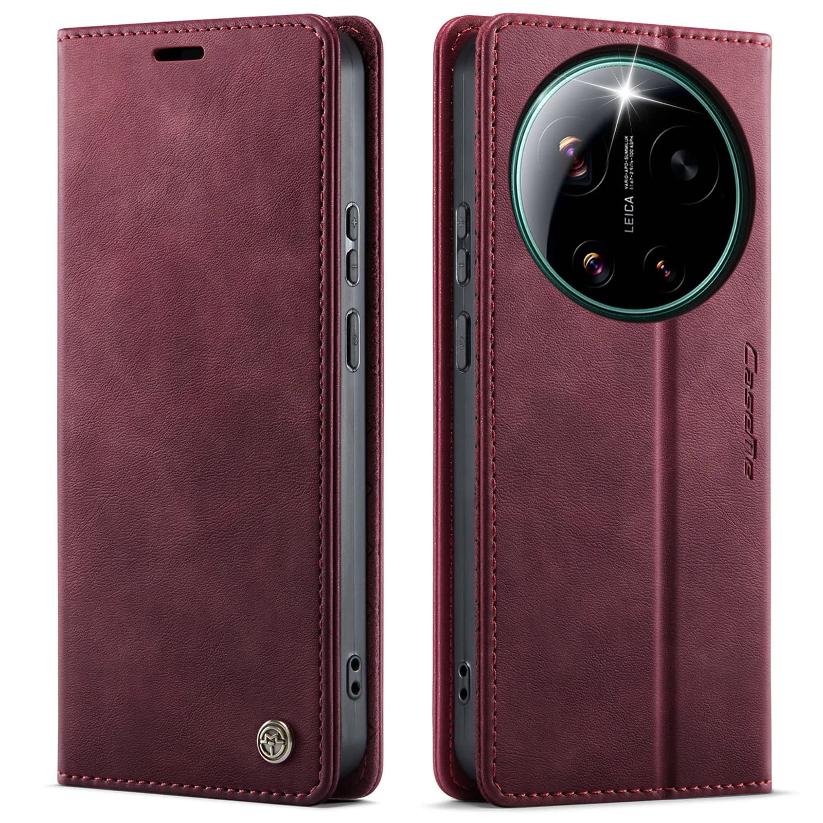 Applicable to Xiaomi 17 Ultra phone case, Xiaomi 17 Magnetic Wallet Edition, Flip Card Insert Protection Artificial Leather Case