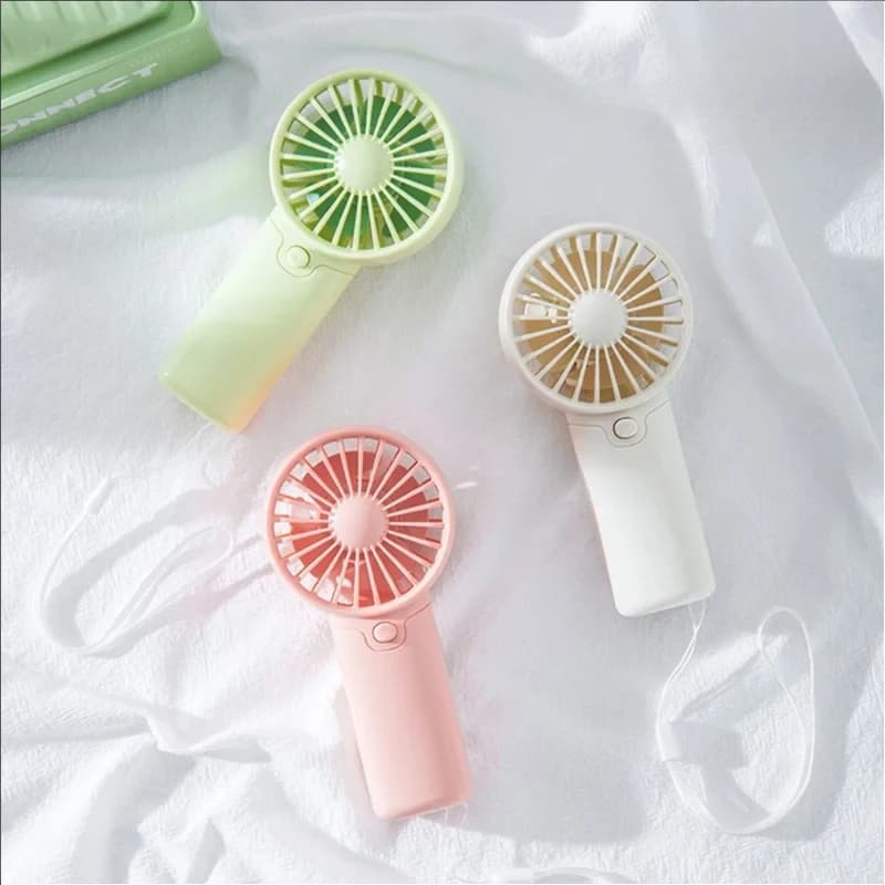 Portable Fan Convenient Creative Small Fan Pocket Hand-held Fan Lightweight AA Battery Handheld Mini Fan Air Coolers
