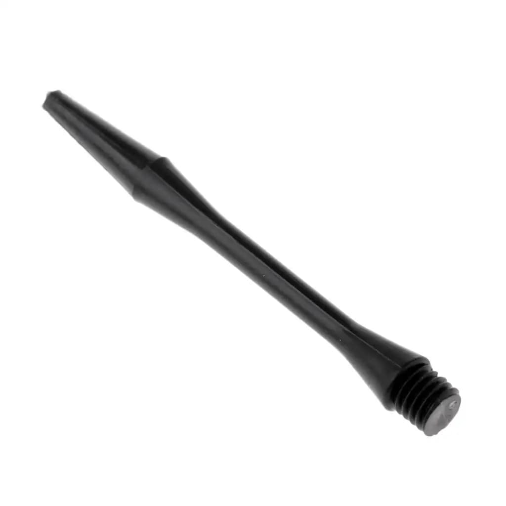 Black Plastic Shafts Slotted Design Stems 120 Pieces for Soft Tip Spare Replacements