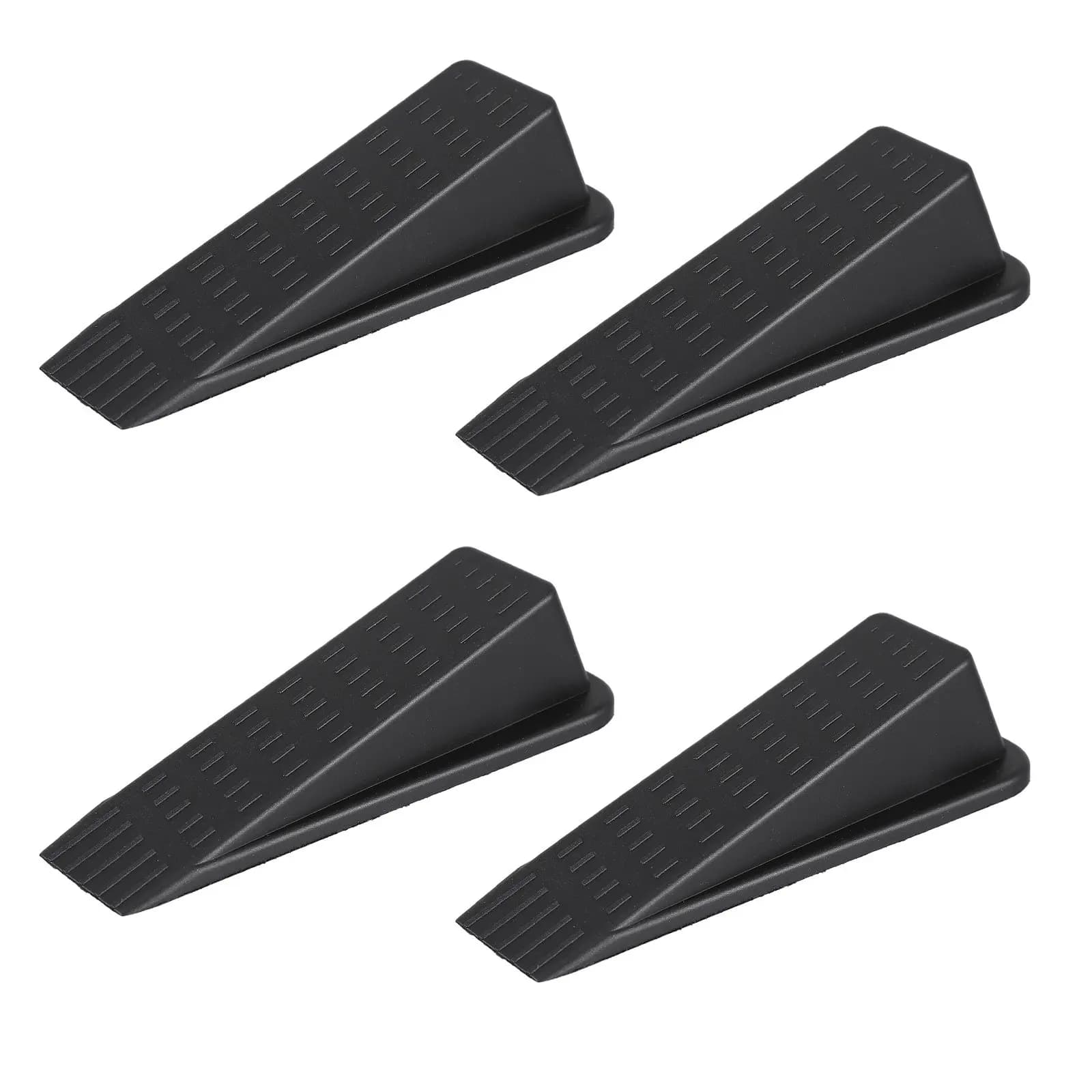 Set di 4 Fermaporta a Cuneo Resistenti, Antiscivolo, Senza Chiodi, Protezione per Pavimenti, per Casa, Ufficio, Sicurezza Bambini e Animali Domestici, Strumento per Mantenere Aperta la Porta