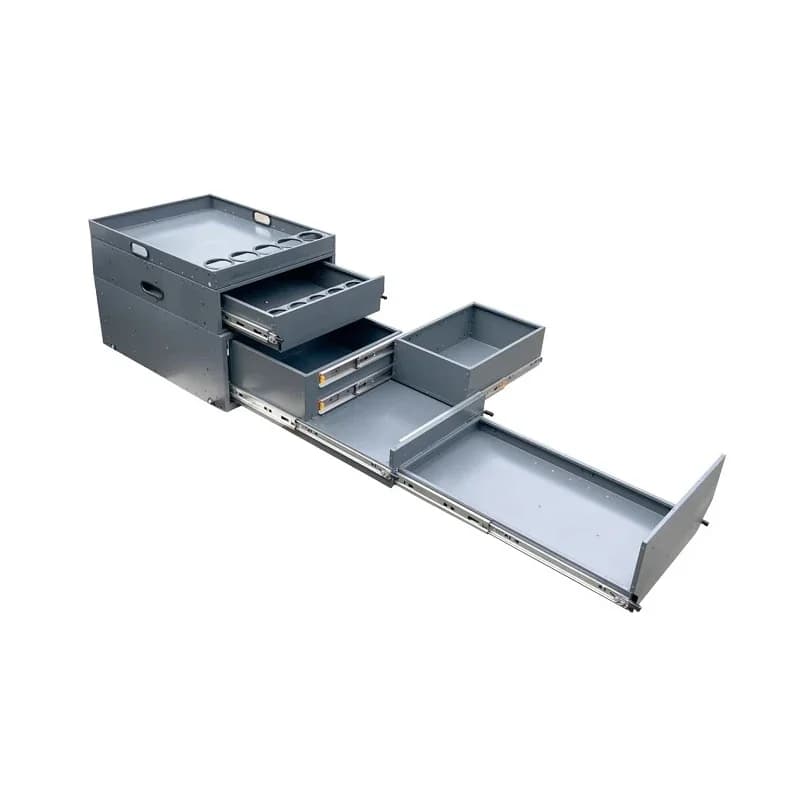 Baule per auto Cucina Scatola telescopica da campeggio Scatola portaoggetti a tre strati a corpo largo Accessori per organizer per bagagliaio da campeggio per auto
