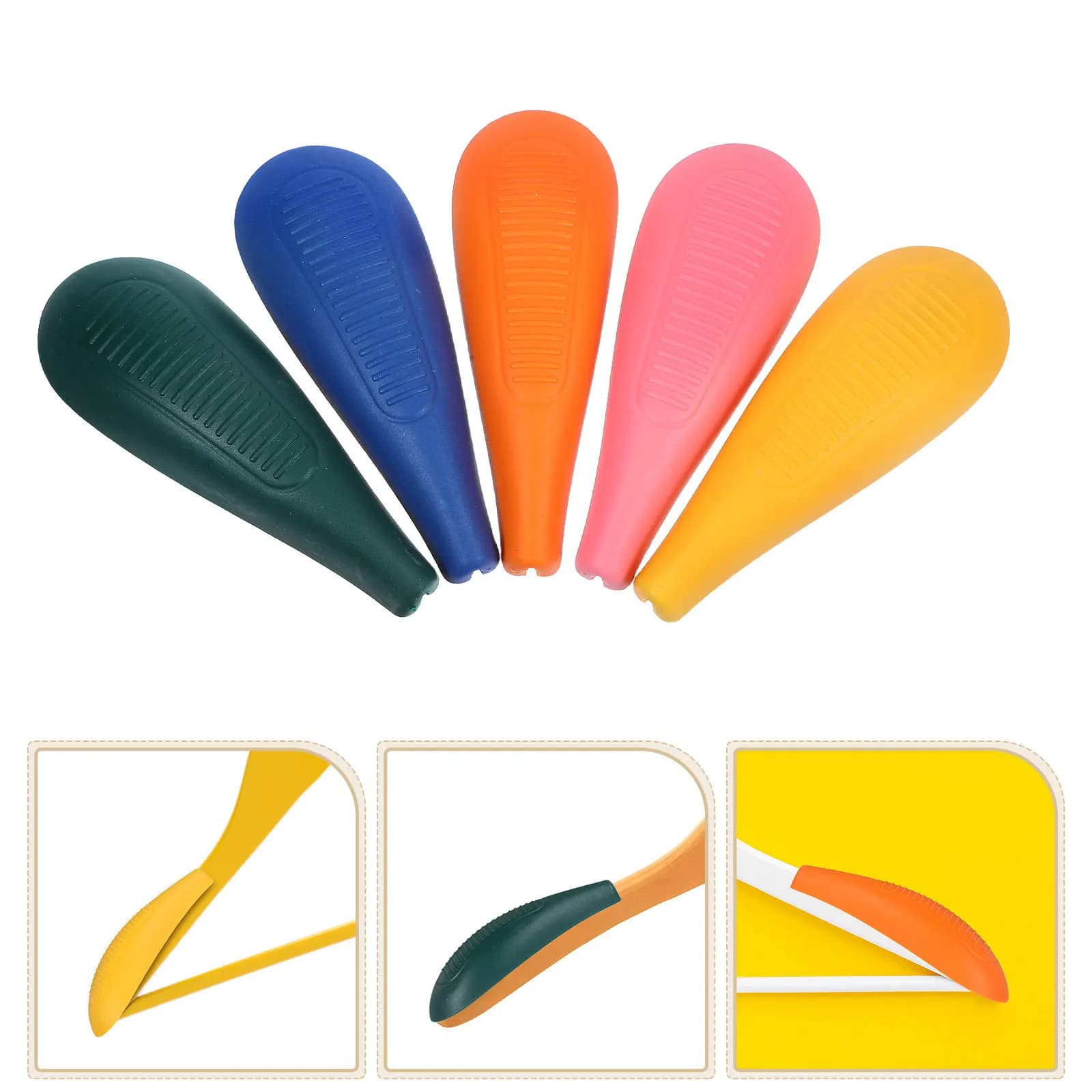 10 Set di Cuscinetti Antiscivolo in Plastica per Spalle di Appendiabiti, Supporto Senza Cuciture, Previene le Graffiature sui Vestiti, Protegge l'Abbigliamento, Mantiene la Forma del Capi