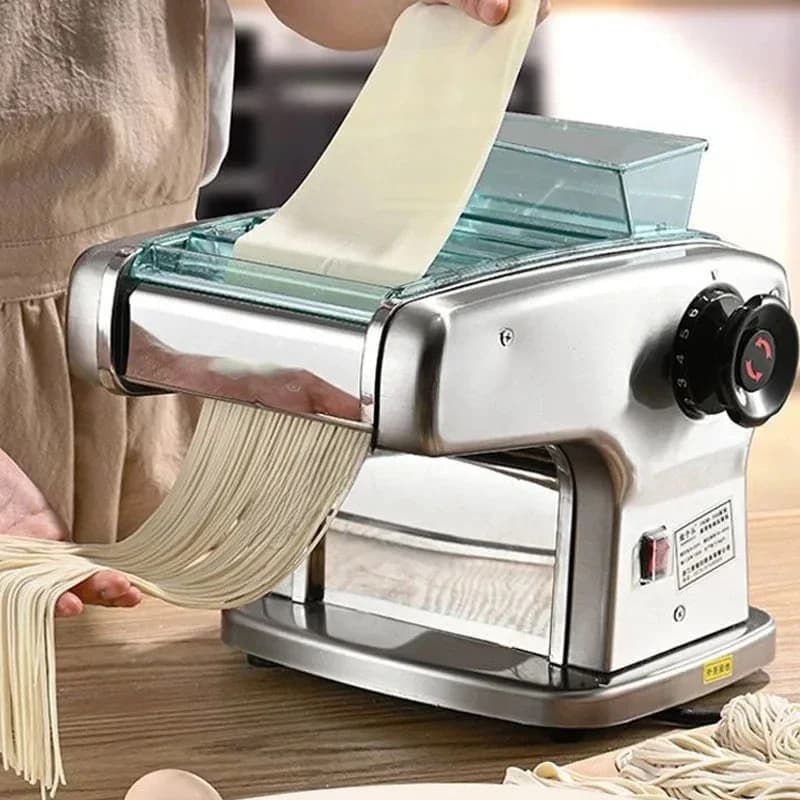 Macchina elettrica per avvolgere gnocchi di noodle Macchina per pasta per uso domestico commerciale Macchina per pressa per noodle in acciaio inossidabile