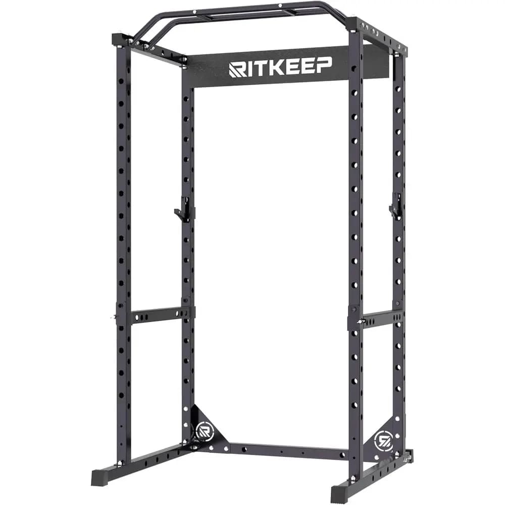 2250 lbs Capacity Multi-Functional Squat Rack with Pull-Up Bar, Safety Bars, J-Hooks for Home Gym and Strength Training