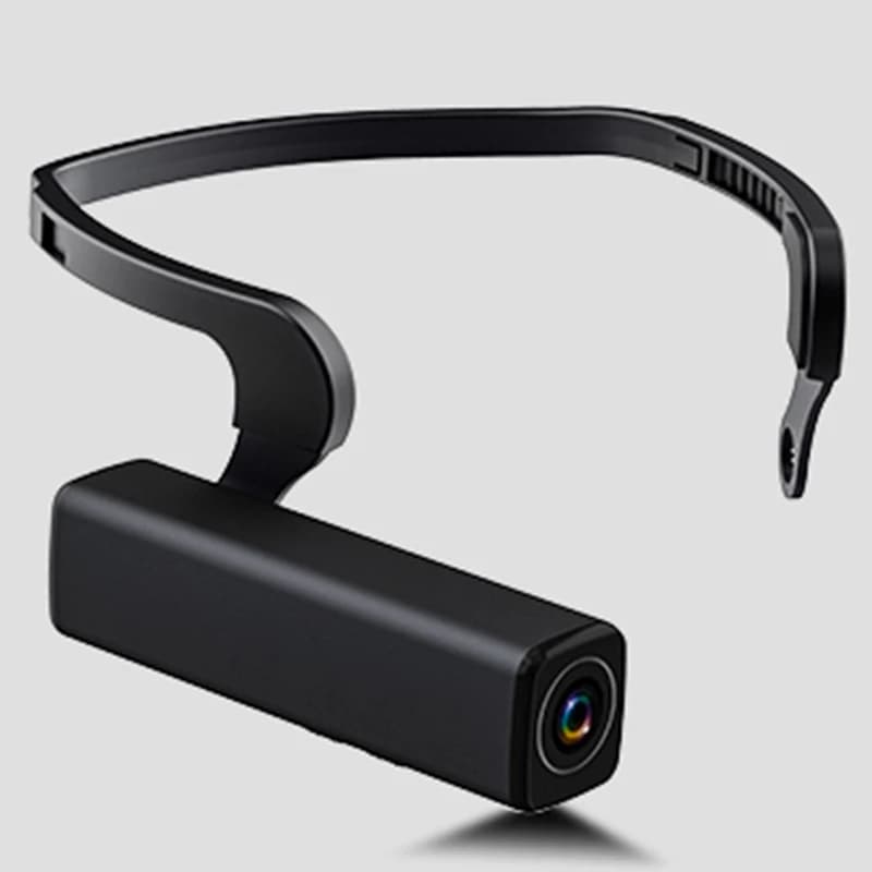 Telele A33 Fotocamera montata sulla testa nera Mini fotocamera Vlog Webcam 120 ° Videocamera sportiva DashCam WiFi anti-vibrazione