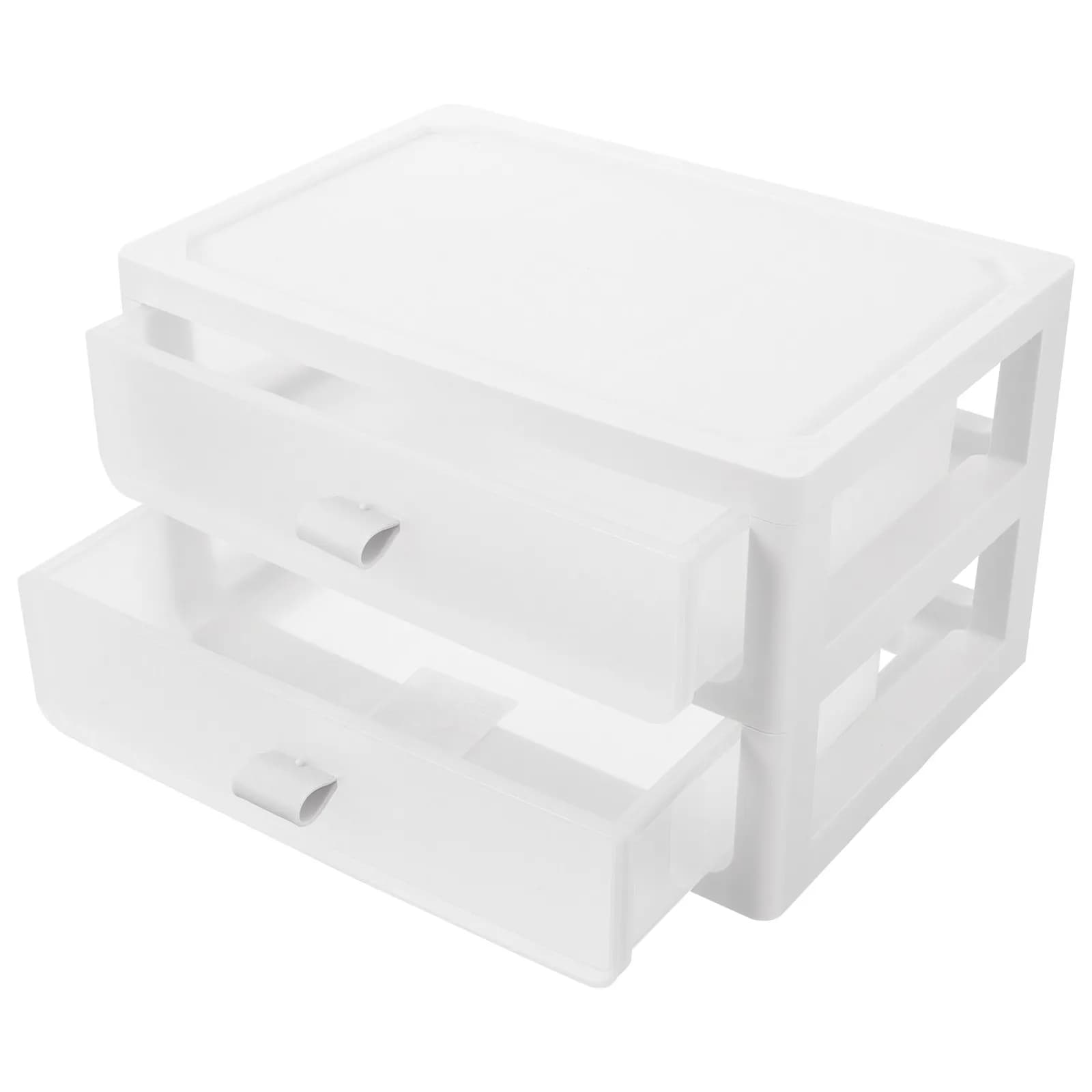 Organizzatore da Scrivania Multistrato in Plastica, Scatola Portaoggetti per Cancelleria e Oggetti Vari, per Ufficio e Casa