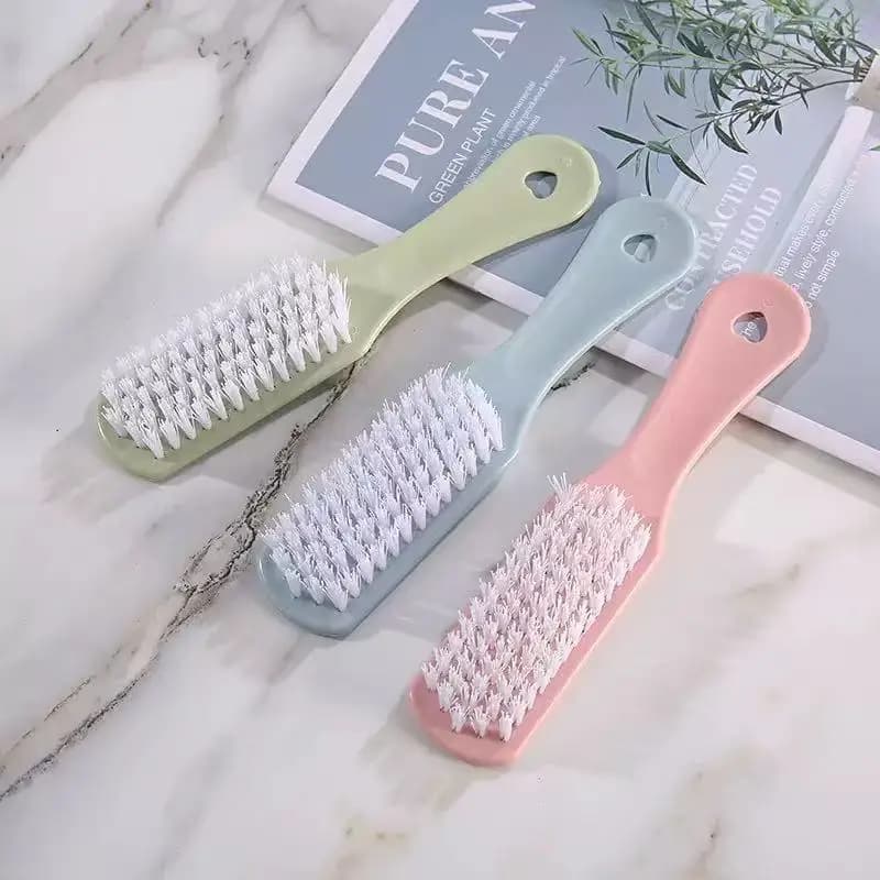 Set di 2 Spazzole Multifunzionali con Setole Dure per Pulizia di Scarpe, Vestiti e Bucato, Strumento per Lavaggio Domestico