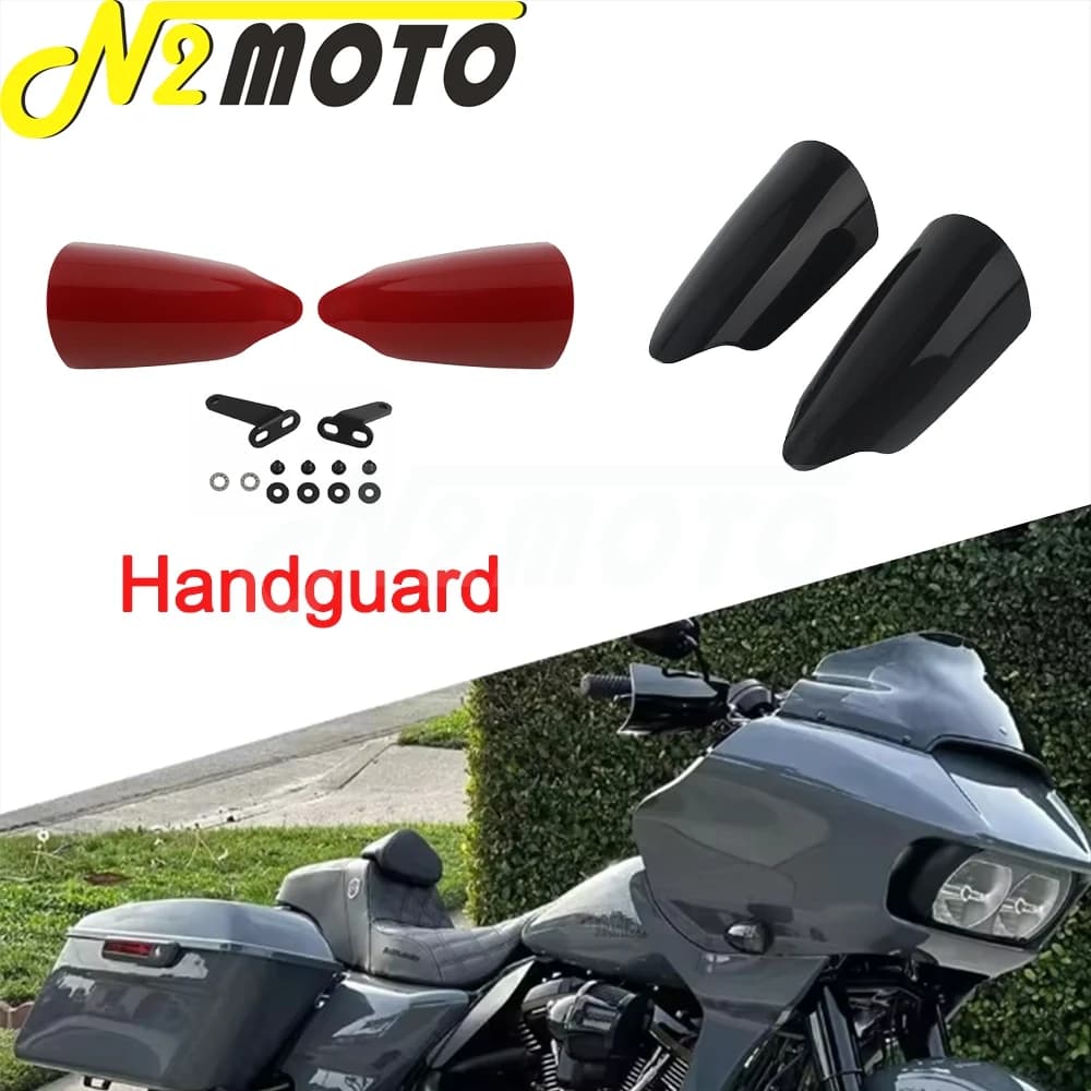 Moto Manubrio Paramani Protezione Della Mano Guard Shield Copertura Per Harley Touring Road Glide FLTRXSE FLTRX FLTRXSTSE 2024-26