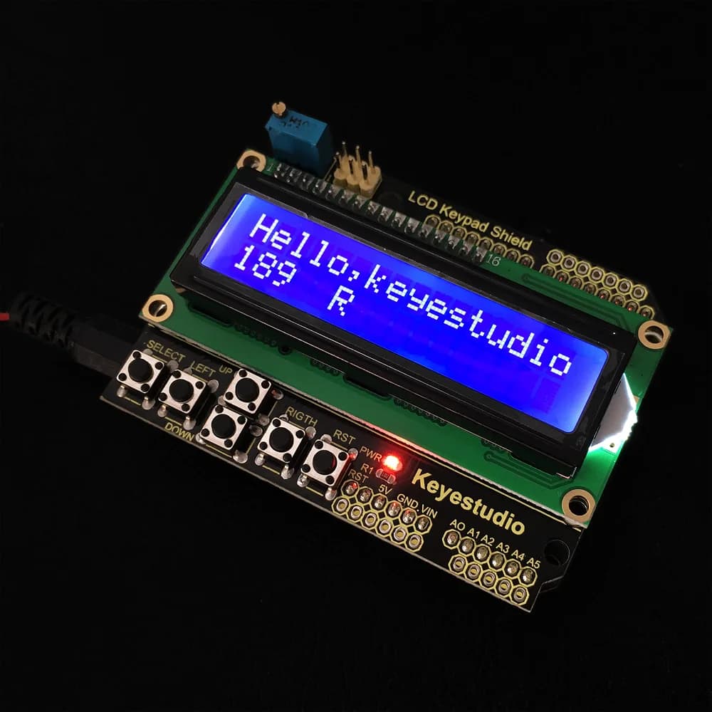 Keyestudio 1602LCD Expansion Keyboard Shield for Arduino LCD Display ATMEGA2560 For Raspberry Pi UNO