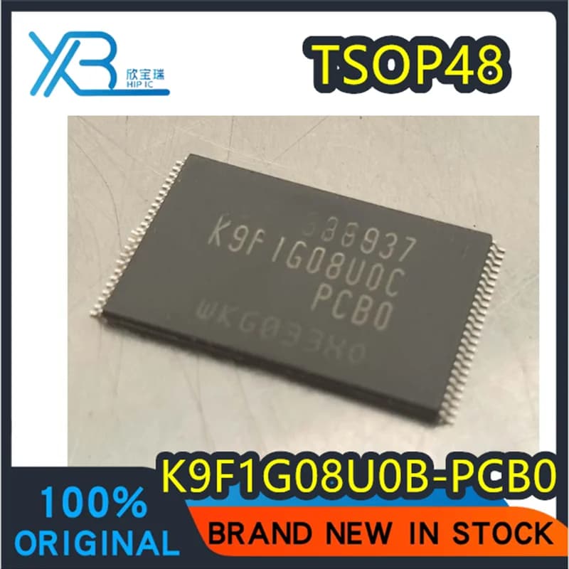 (5/10 pezzi) K9F1G08UOB-PCBO TSOP48 K9F1G08U0B-PCB Nuovo chip di memoria flash originale spot elettronica