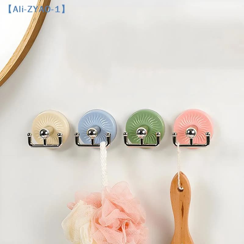 【ZYAO-1】1 Pezzo Gancio a Ventosa Resistente Senza Foratura, Appendiabiti da Parete per Bagno Cucina Vestiti Asciugamani Multiuso Salvaspazio