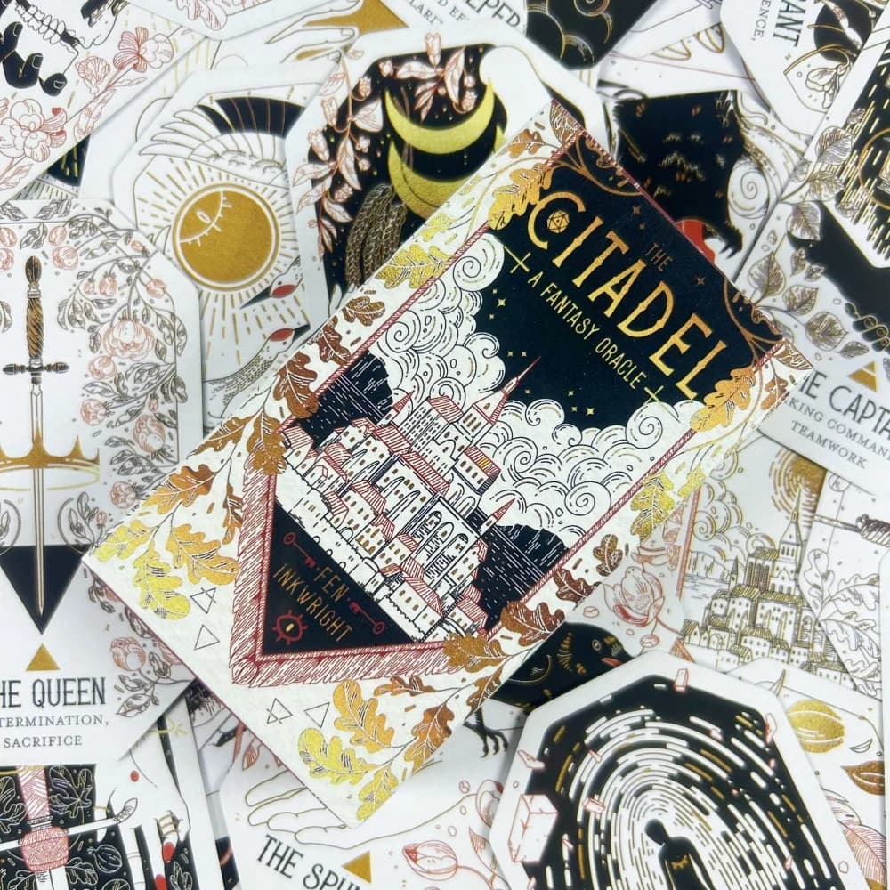 The Citadel A Fantasy Oracle Cards English Visions Divination Edition Deck Board Playing Games Fortune Telling Game