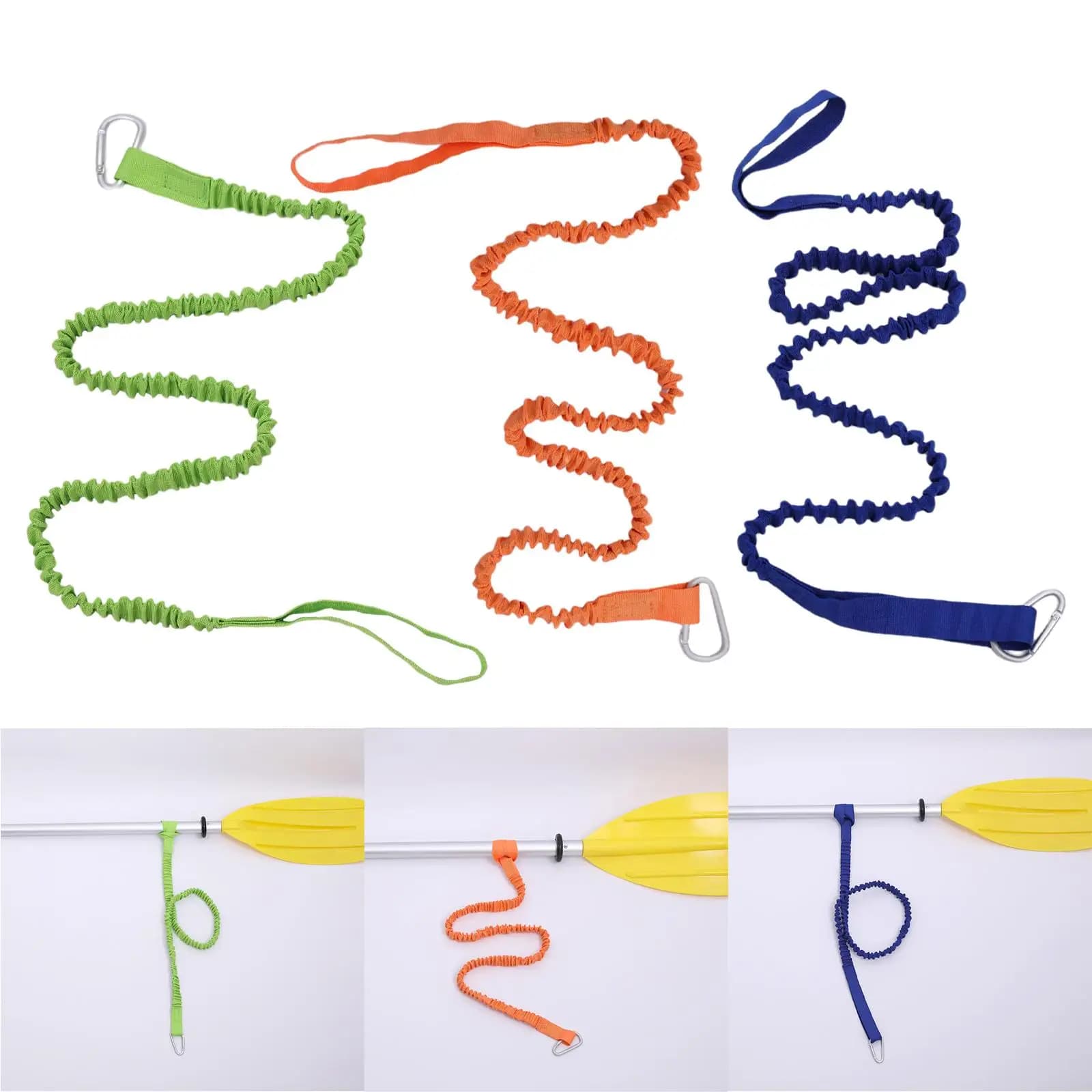 Estensibile Durevole Kayak Paddle Guinzaglio Tavola da surf Colid Tether Porta canna da pesca Corda di trazione Remi Cordino Accessori