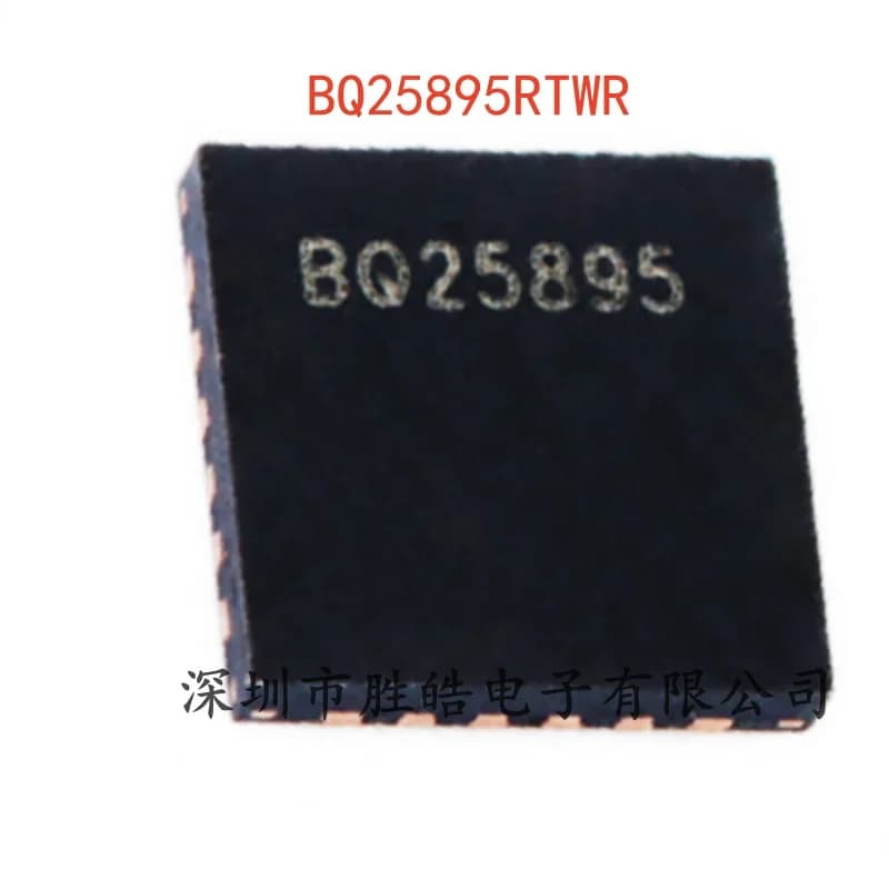 (2PCS) NEW BQ25895RTWR Single 5A Fast Charger Chip WQFN-24 BQ25895RTWR Integrated Circuit